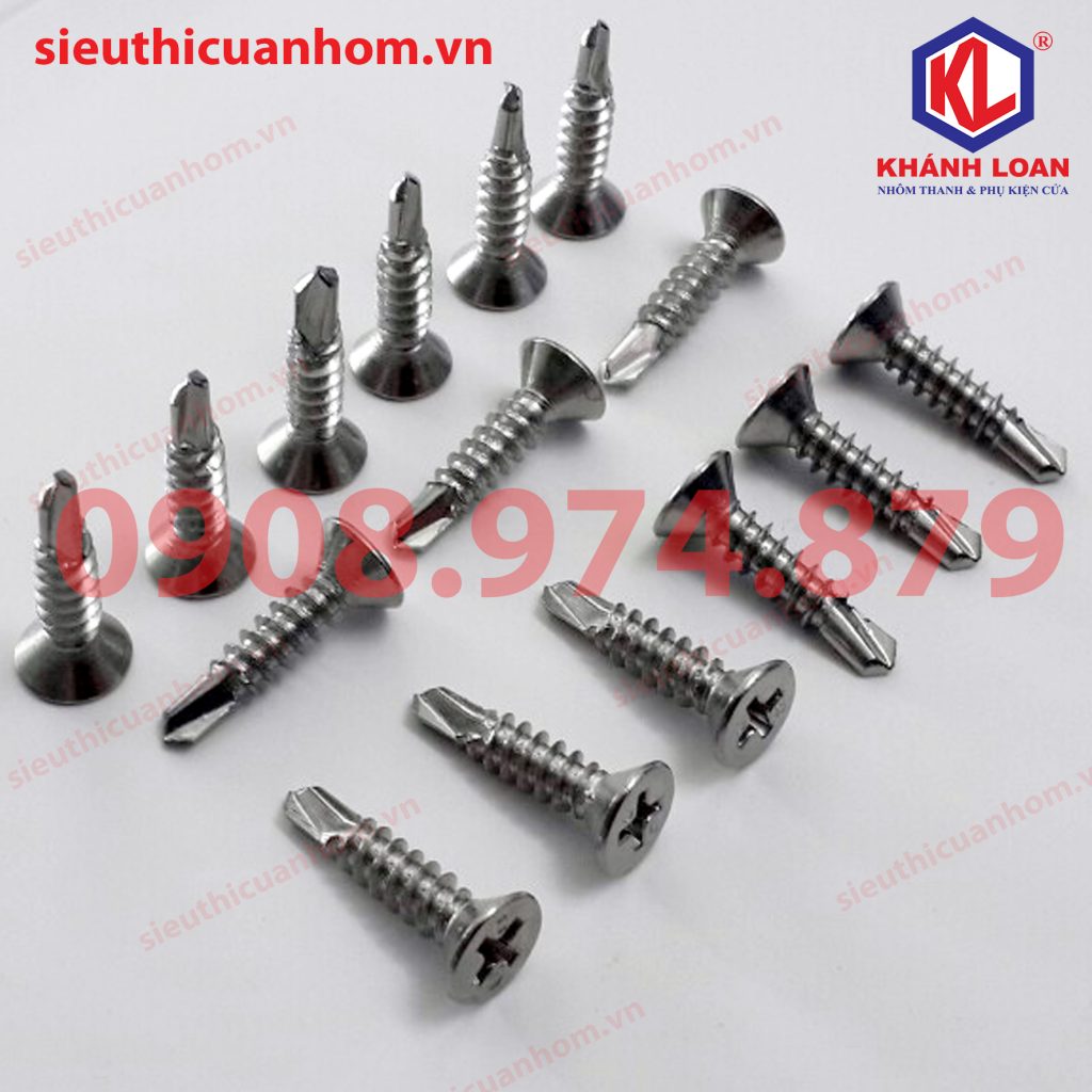 Vít 2 phân 4 ly Inox đầu lã