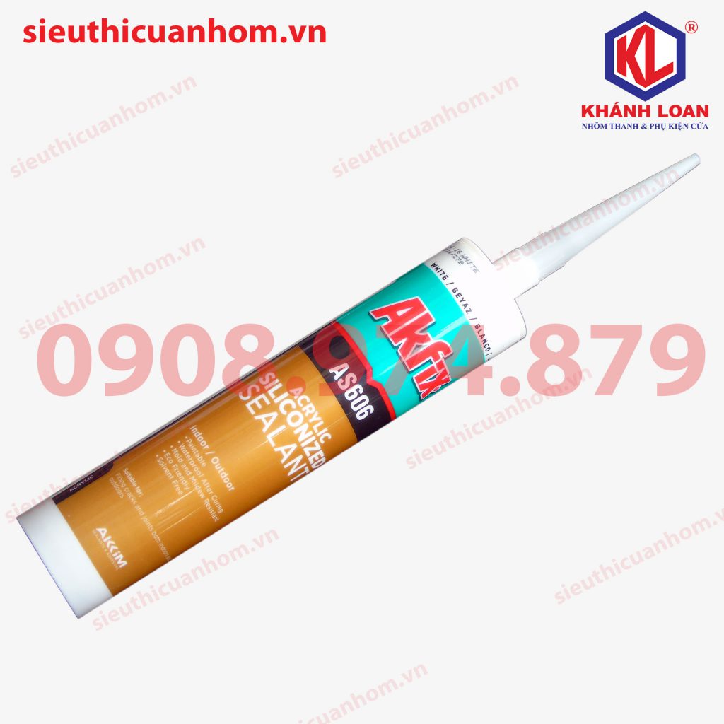 Keo Silicone tường lắp đặt cửa nhôm Akfix AS606