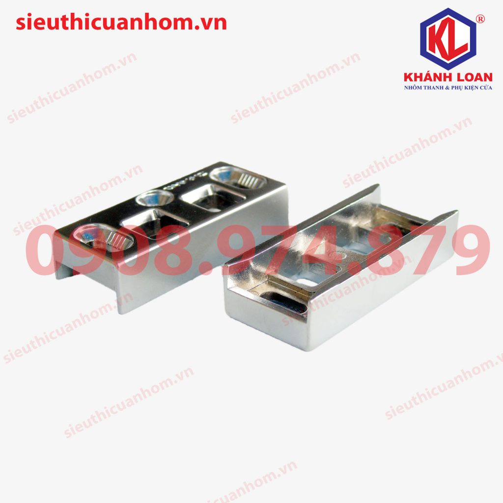 Đế chốt âm không cần cắt rãnh khung bao nhôm Xingfa hệ 55 - SK30A-BR