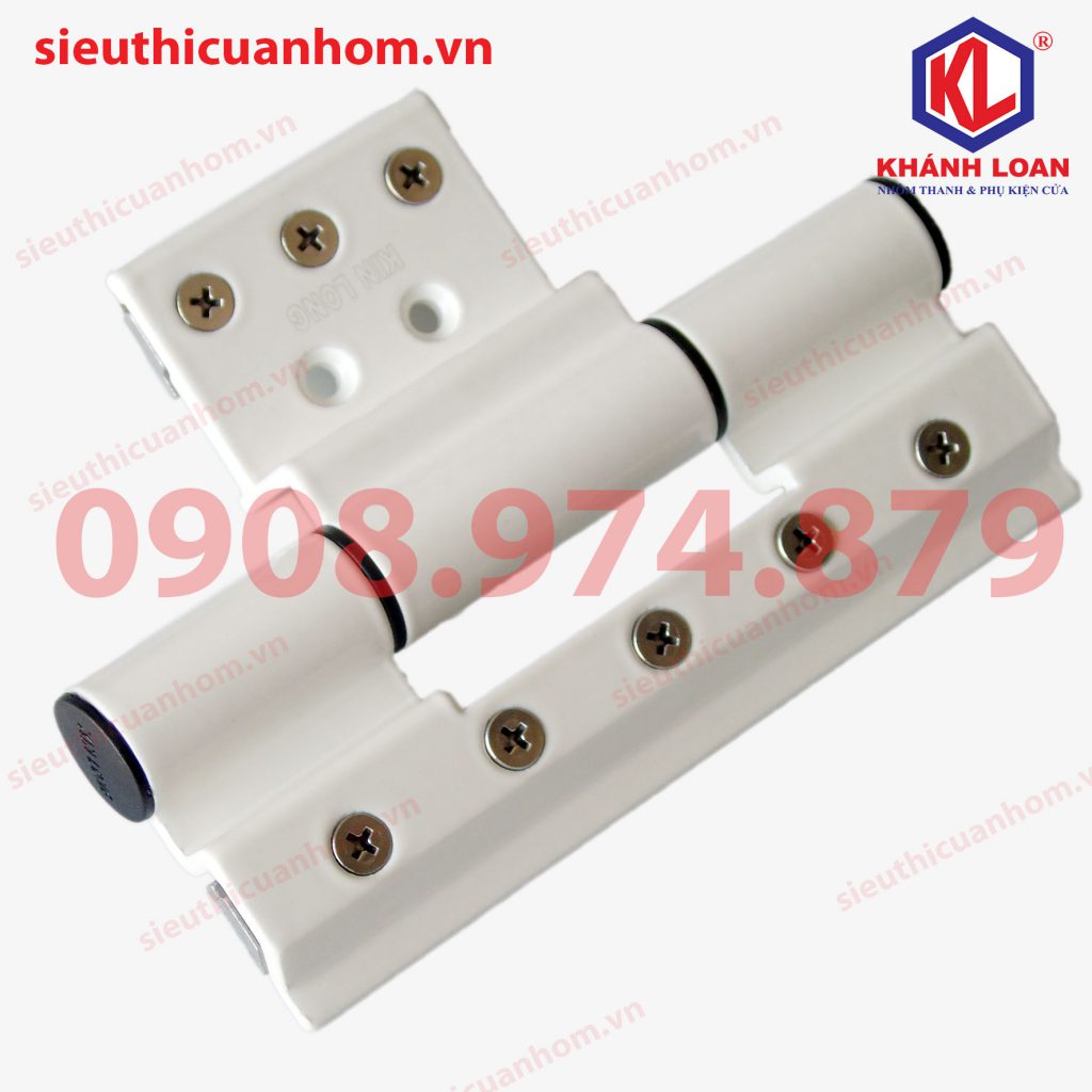 Bản lề 4D dài 150mm nhôm Xingfa hệ 55 hiệu KinLong chính hãng