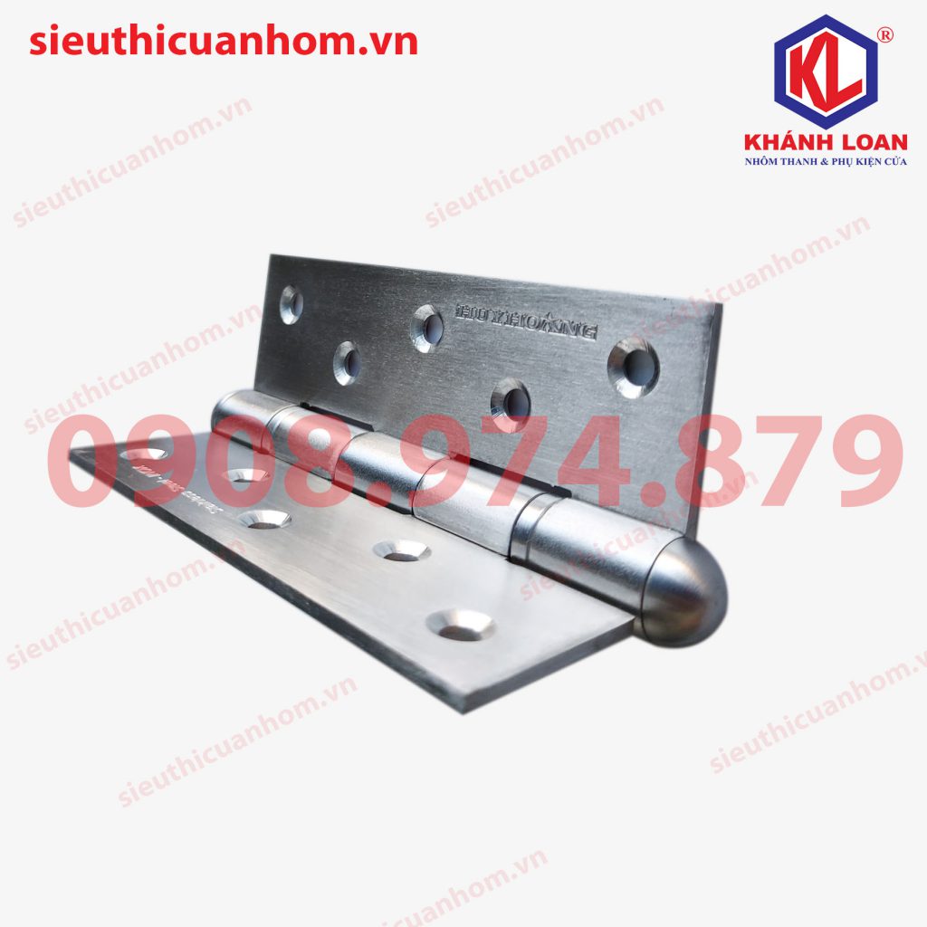 Bản lề lá cửa gổ hiệu Huy Hoàng 142x88x3mm