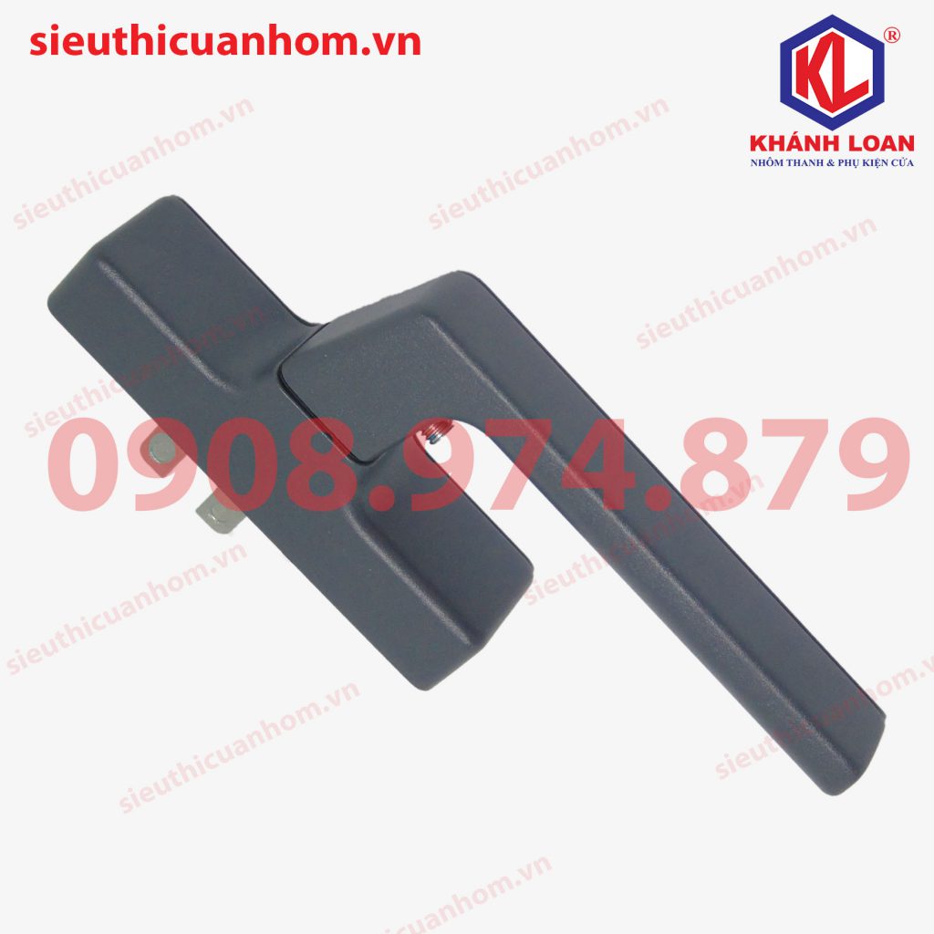 Tay nắm cửa sổ mở quay hiệu KinLong chính hãng - CZS320 màu xám