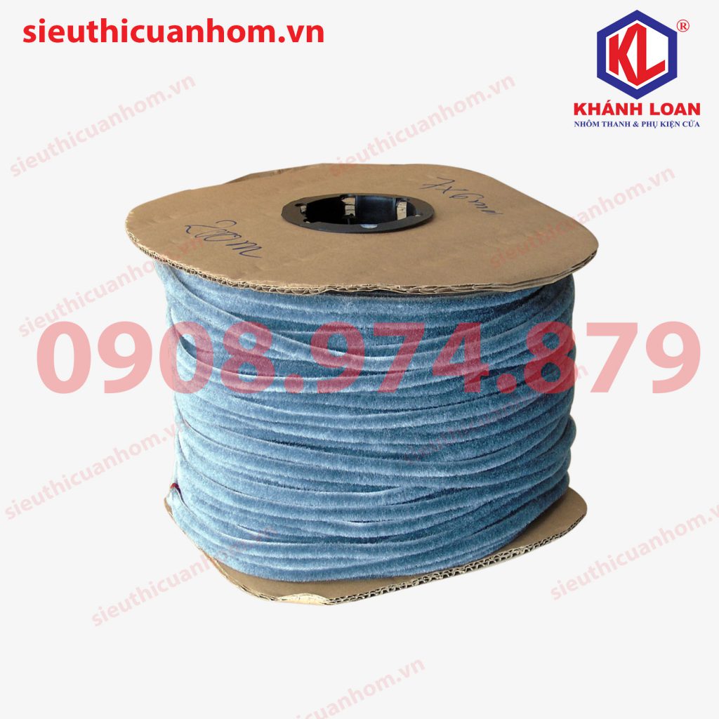 Lông nheo cửa đi lùa nhôm Xingfa hệ 93 và 55 7X6mm