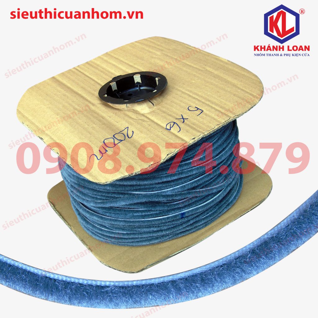 Lông nheo cửa sổ lùa nhôm Xingfa hệ 55 5X6mm