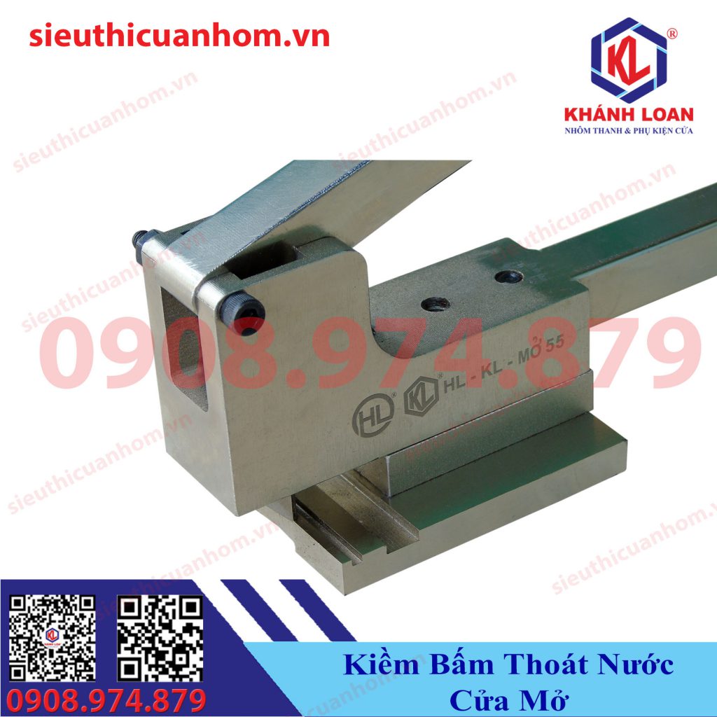 Kìm bấm thoát nước cửa mở nhôm Xingfa hệ 55