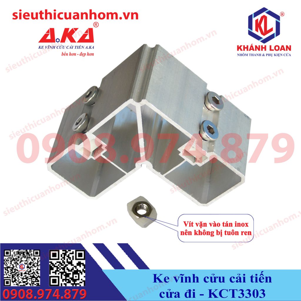 Ke vĩnh cửu cải tiến cửa đi nhôm Xingfa hệ 55