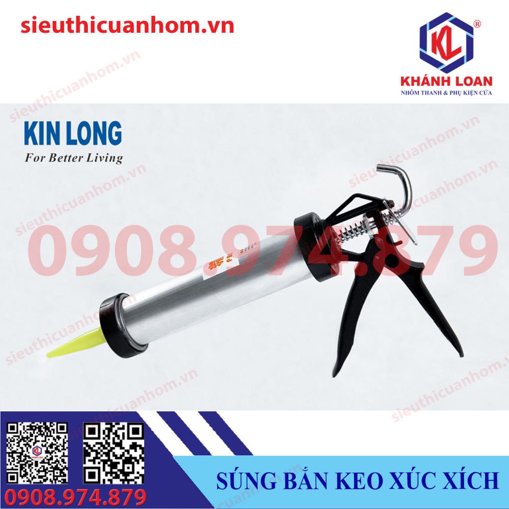 Súng bắn keo dạng xúc xích hiệu KinLong