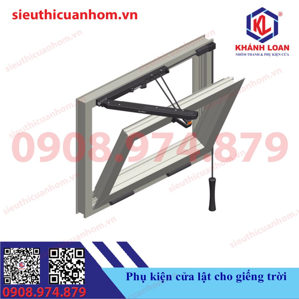 Phụ kiện cửa lật giếng trời