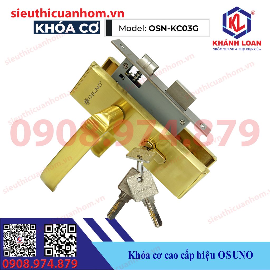 Khóa cơ hợp kim cao cấp hiệu Osuno OSN-KC03G