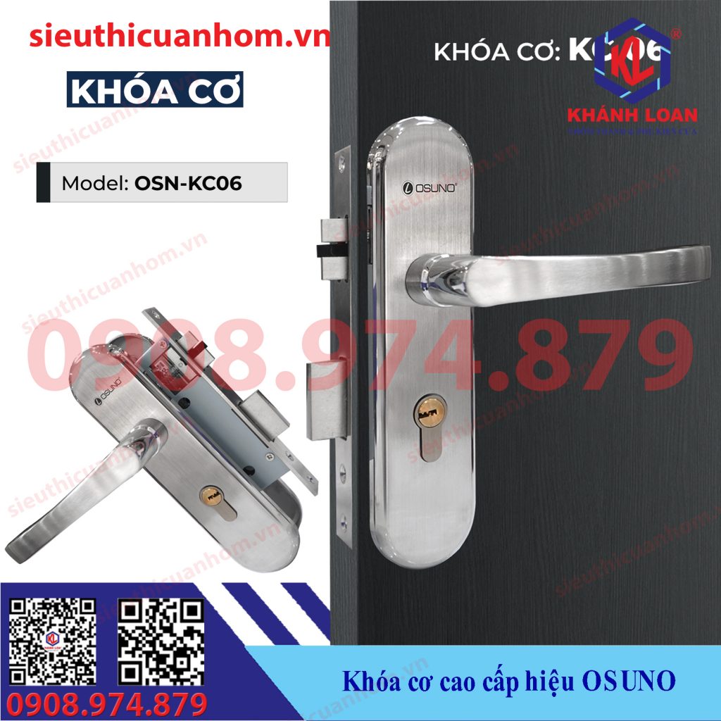 Khóa cơ Inox 304 hiệu Osuno OSN-KC06