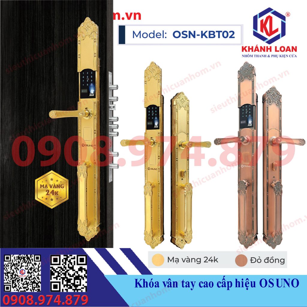 Khóa vân tay hiệu Osuno cửa biệt thự OSN-KBT02