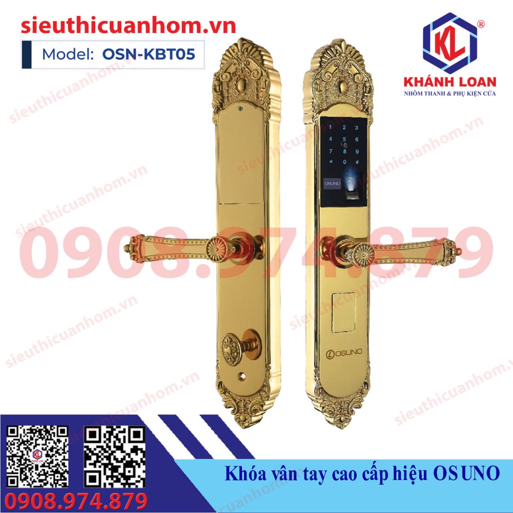 Khóa thông minh cho cửa biệt thự cao cấp hiệu Osuno OSN-KBT05