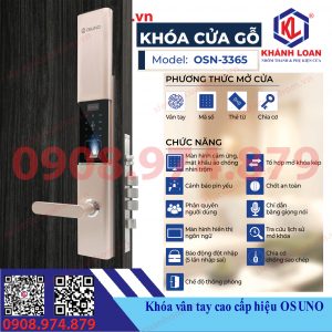 Khóa vân tay cửa gỗ hiệu Osuno OSN-3365