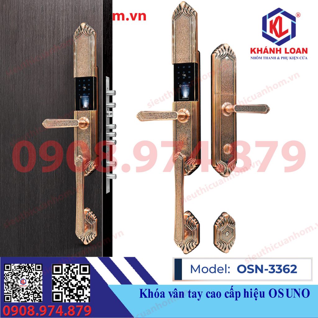 Khóa thông minh hiệu Osuno cho biệt thự OSN-3362