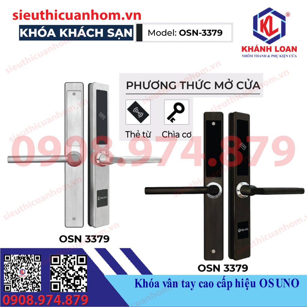 Khóa thẻ từ khách sạn hiệu Osuno OSN-3379