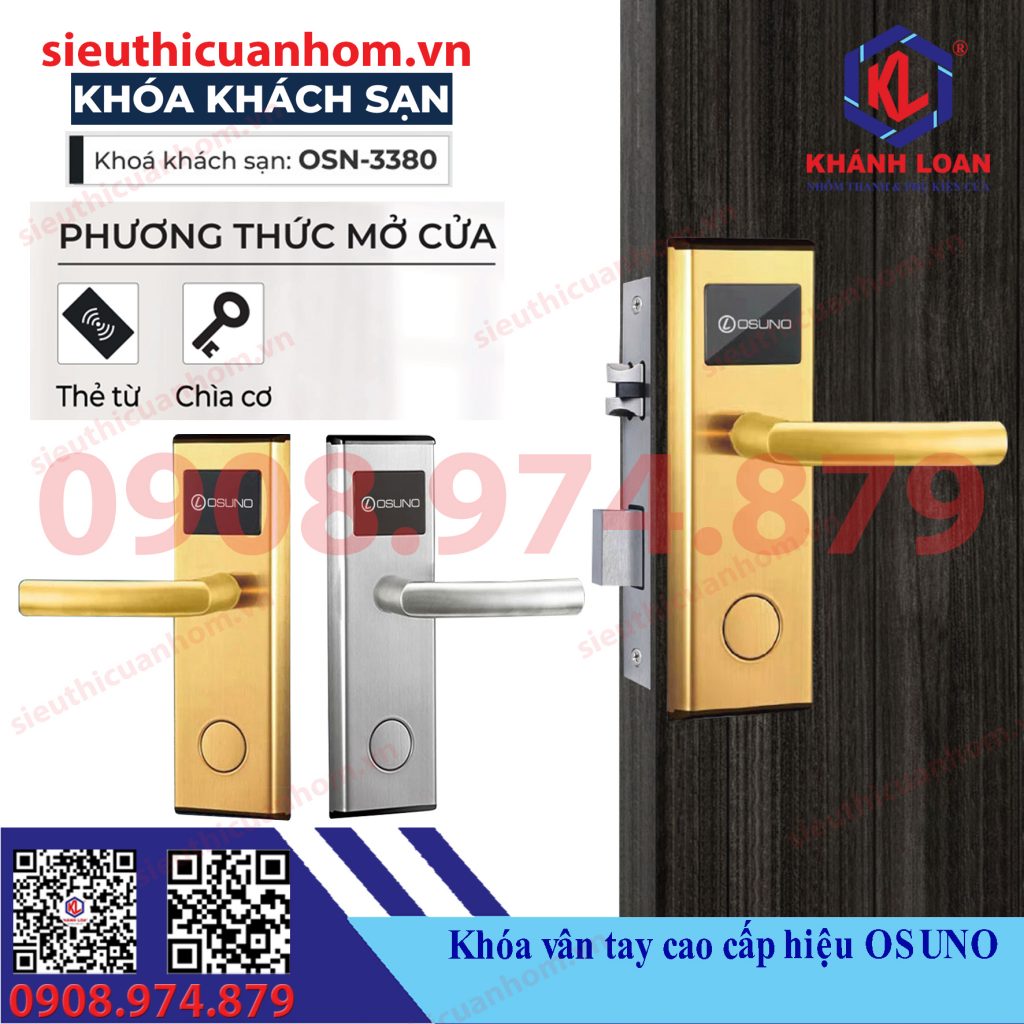 Khóa thẻ từ khách sạn hiệu Osuno OSN-3380