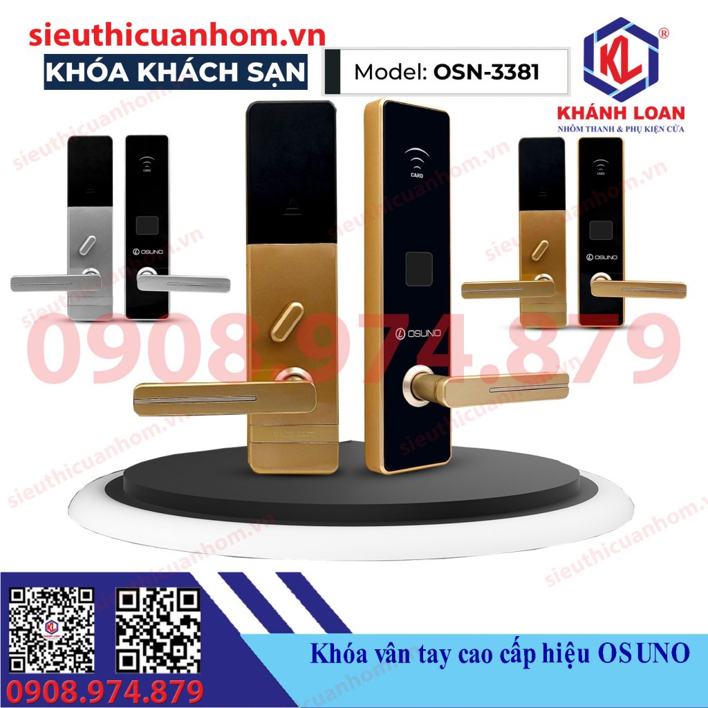 Khóa thẻ từ khách sạn hiệu Osuno OSN-3381