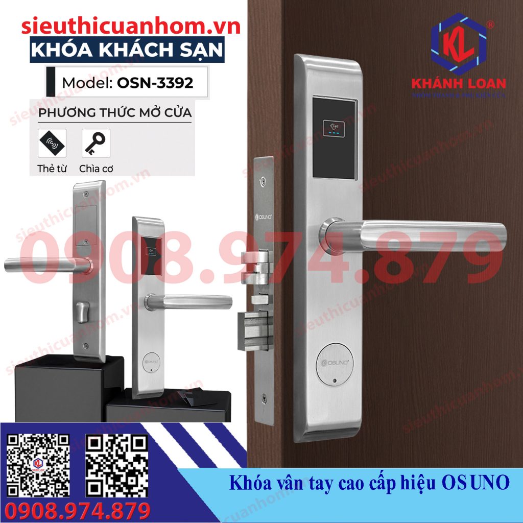 Khóa thẻ từ khách sạn hiệu Osuno OSN-3392