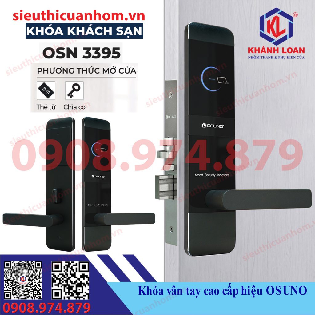 Khóa thẻ từ khách sạn hiệu Osuno OSN-3395Khóa thẻ từ khách sạn hiệu Osuno OSN-3395