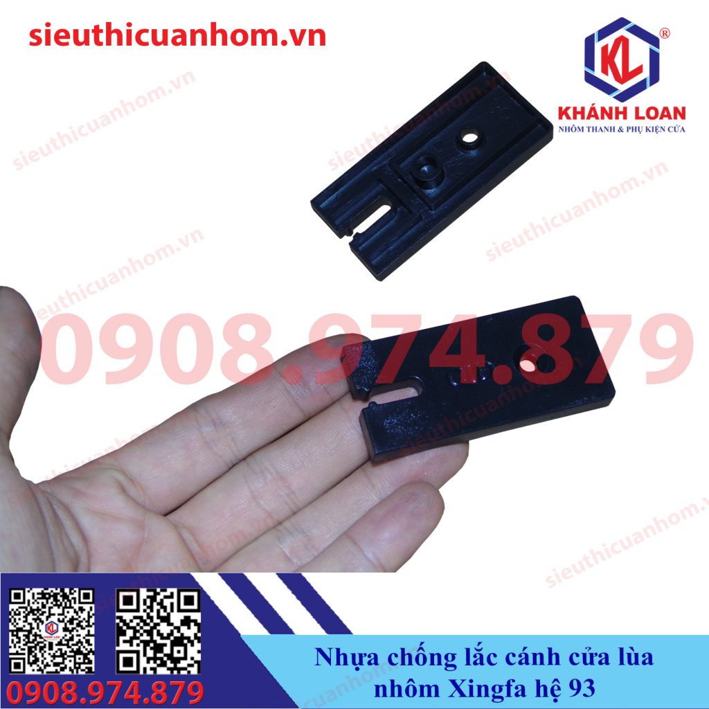 Nhựa dẫn hướng chống lắc cánh cửa đi lùa nhôm Xingfa hệ 93