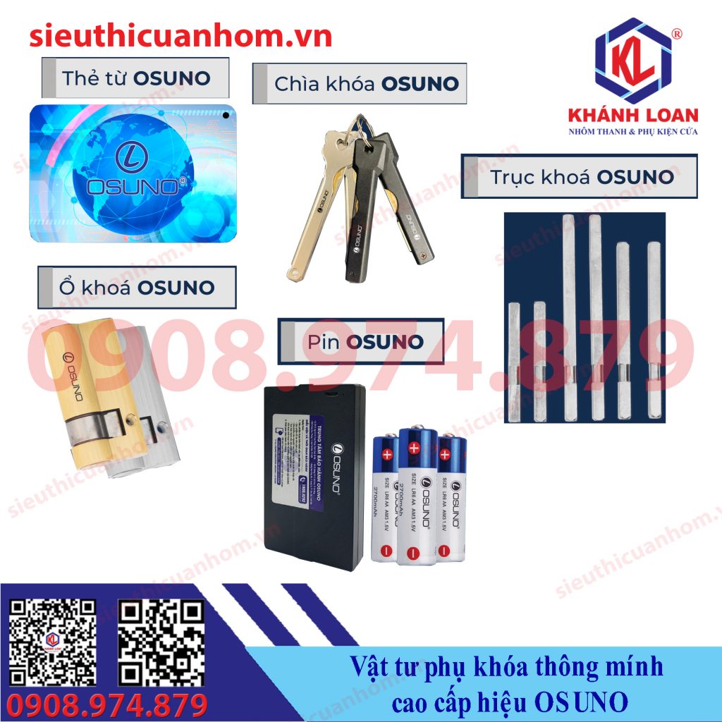 Vật tư phụ khóa thông minh hiệu Osuno