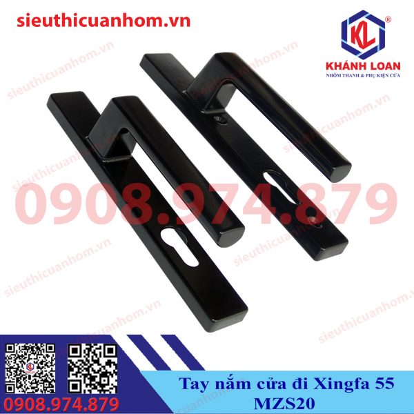 Tay nắm cửa đi nhôm Xingfa hệ 55 Kinlong chính hãng