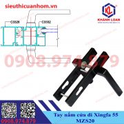 Tay nắm cửa đi nhôm Xingfa hệ 55 Kinlong chính hãng