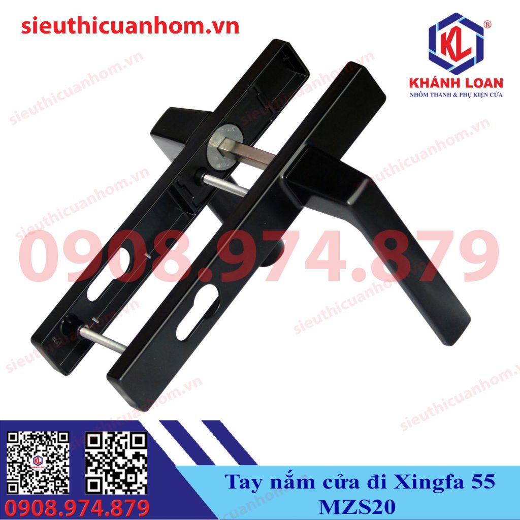 Tay nắm cửa đi nhôm Xingfa hệ 55 Kinlong chính hãng