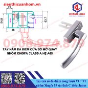 Tay nắm cửa sổ đa điểm cong lượn V1 + V2 hiệu Janus