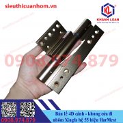 Bản lề 4D cánh khung cửa đi nhôm Xingfa hệ 55 hiệu HarMest