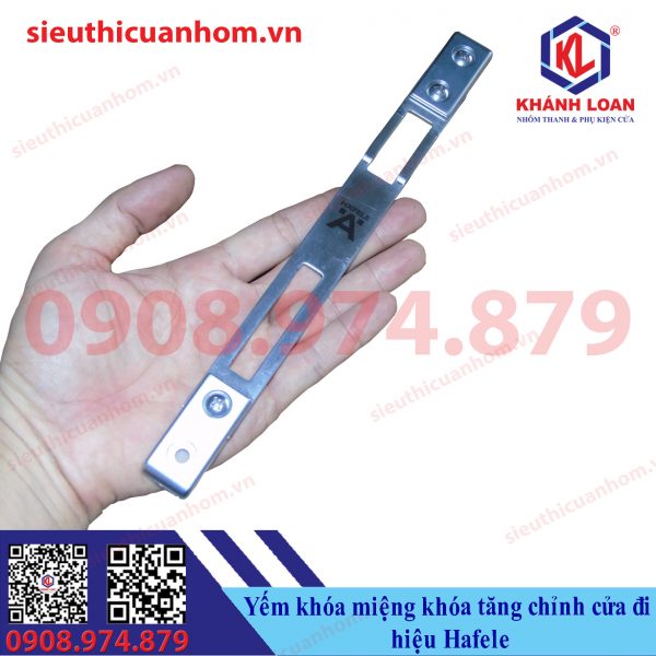 Miệng khóa tăng chỉnh hiệu Häfele cho nhôm Xingfa hệ 55 và rãnh C