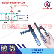 Tay nắm cửa đi hiệu Häfele cho nhôm Xingfa hệ 55 và rãnh C