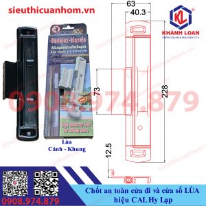 Chốt an toàn chống trộm cửa lùa hiệu CAL Hy Lạp