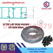 Gioăng cao su cửa nhôm kính EPDM