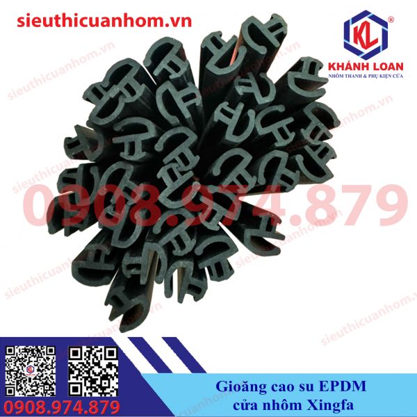 Gioăng cao su cửa nhôm kính EPDM