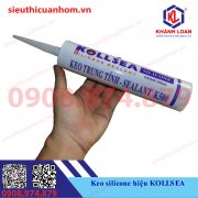 Keo silicone hiệu KOLLSEA màu xám đậm Xingfa