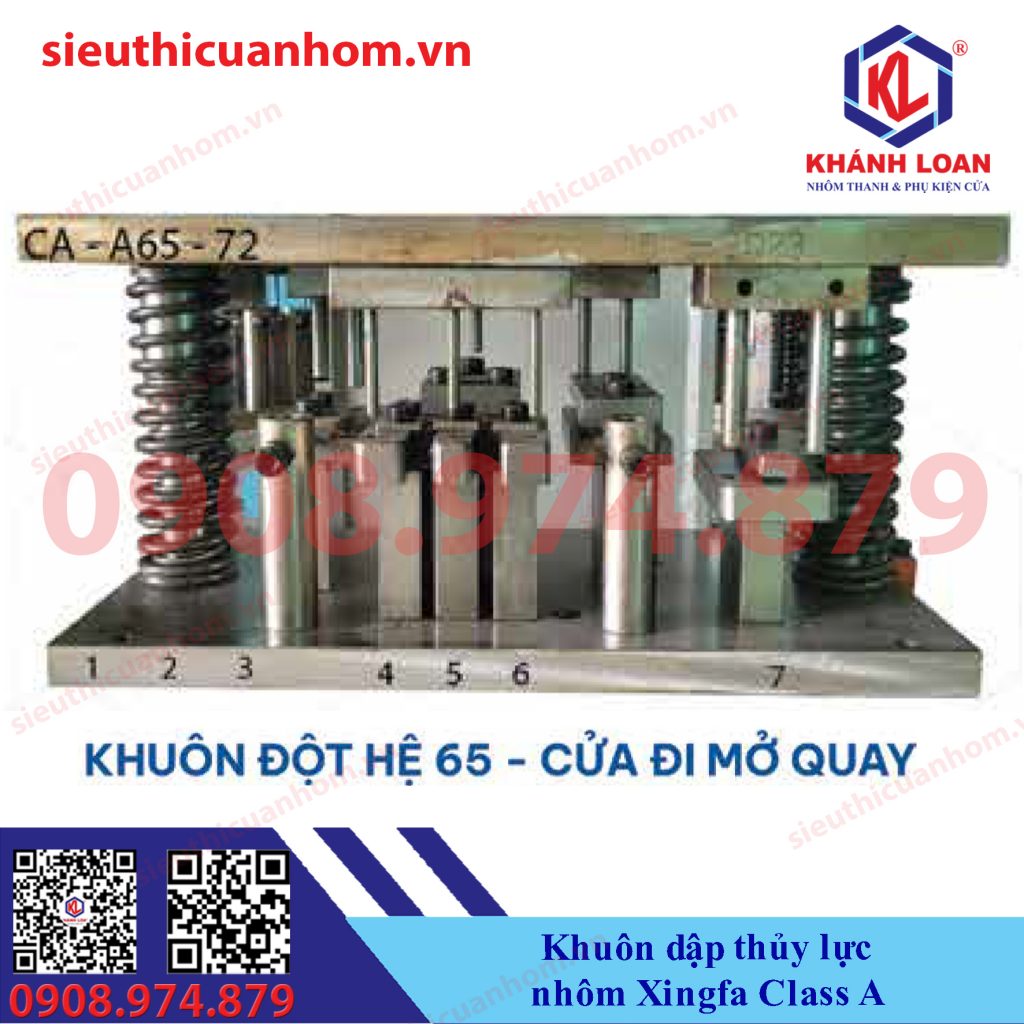 Khuôn dập thủy lực cửa nhôm Xingfa Class A