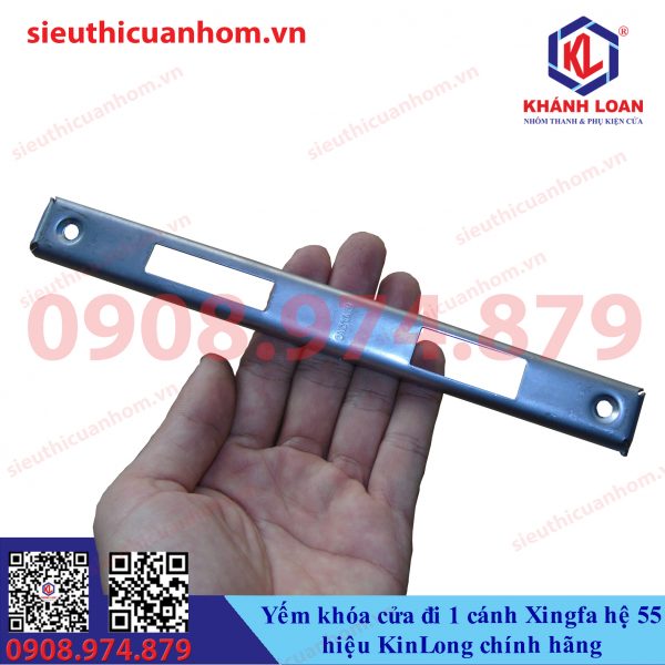 Miệng khóa cửa đi 1 cánh nhôm Xingfa hệ 55