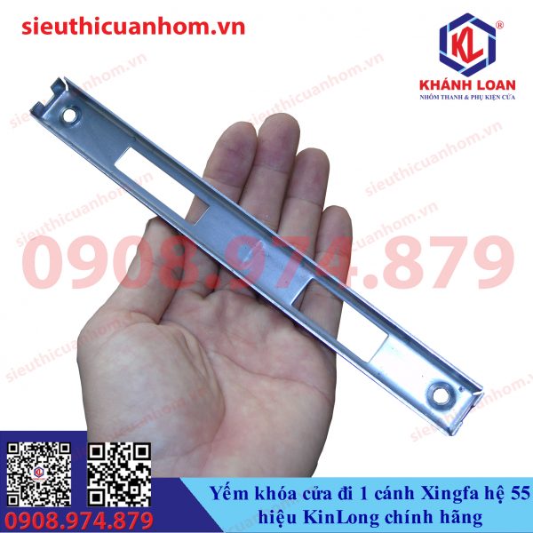 Miệng khóa cửa đi 1 cánh nhôm Xingfa hệ 55