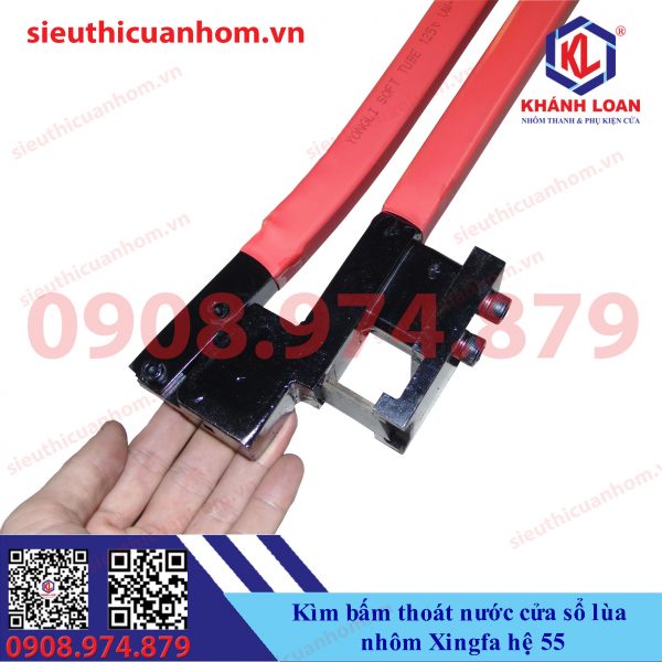 Kìm bấm thoát nước cho cửa lùa nhôm hệ 55