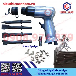 Súng hơi bắn ke đạn Tomahawk cửa nhôm