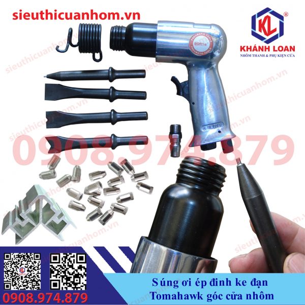 Súng hơi bắn ke đạn Tomahawk cửa nhôm