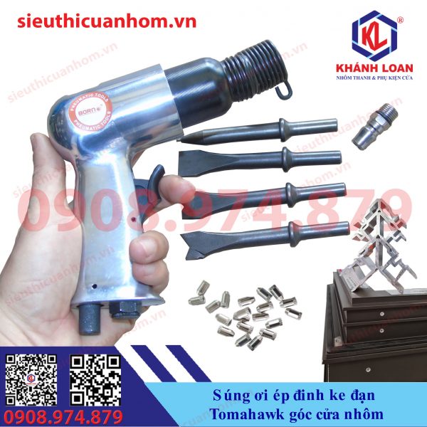 Súng hơi bắn ke đạn Tomahawk cửa nhôm