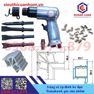 Súng hơi bắn ke đạn Tomahawk cửa nhôm