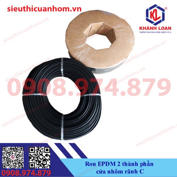 Ron cao cấp EPDM cho cửa nhôm Maxpro rãnh C