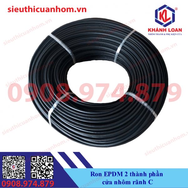 Ron cao cấp EPDM cho cửa nhôm Maxpro rãnh C