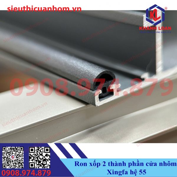 Ron xốp 2 thành phần cửa nhôm