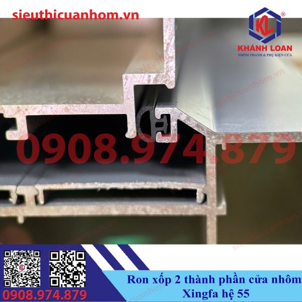 Ron xốp 2 thành phần cửa nhôm