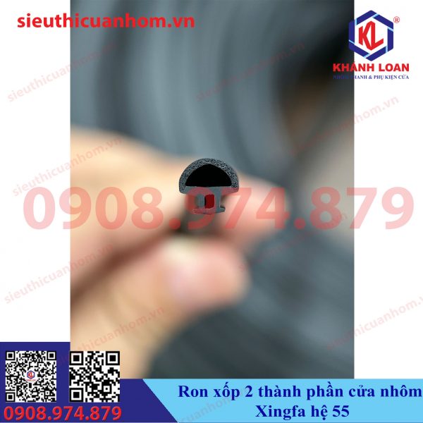 Ron xốp 2 thành phần cửa nhôm