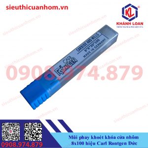 Mũi phay khoét khóa cửa nhôm 8X100mm